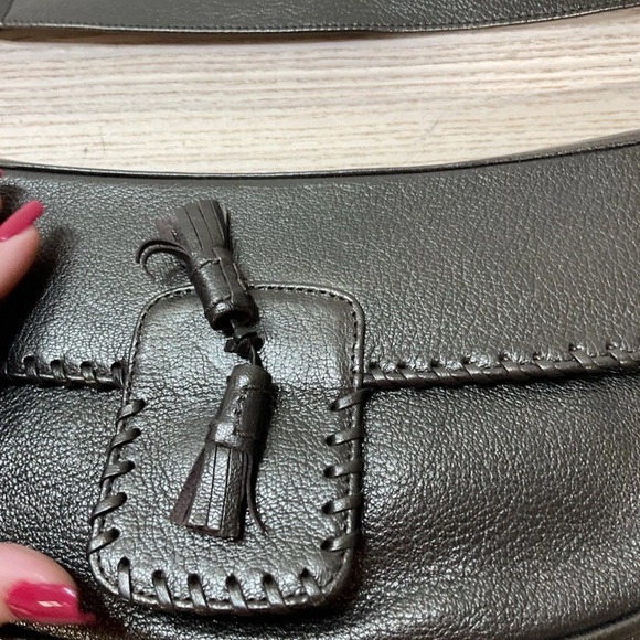 Stuart Weitzman Metallic Leather Handbag - Picture 5 of 16